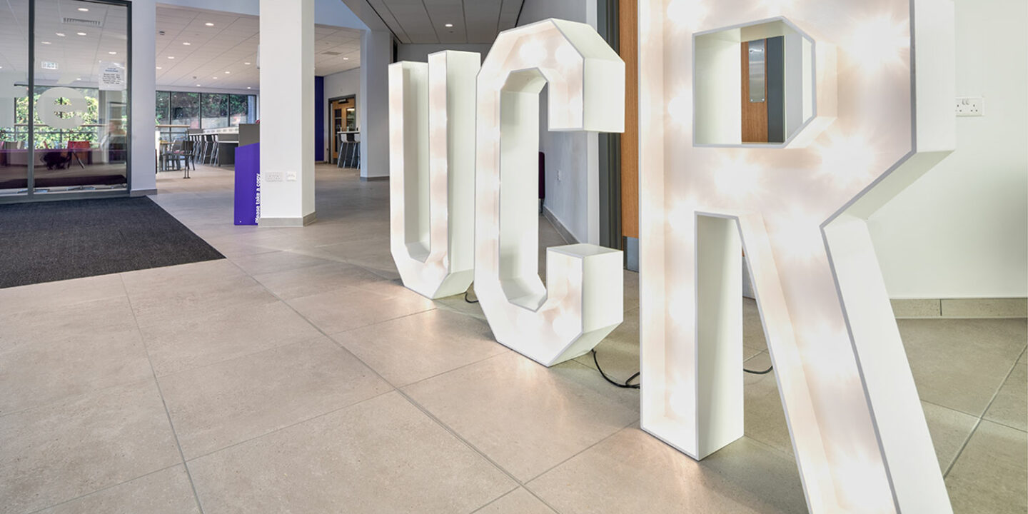 Large UCR letters