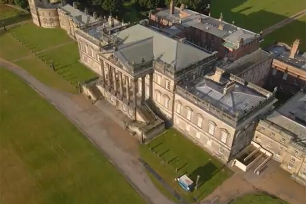 Wentworth Woodhouse from above.