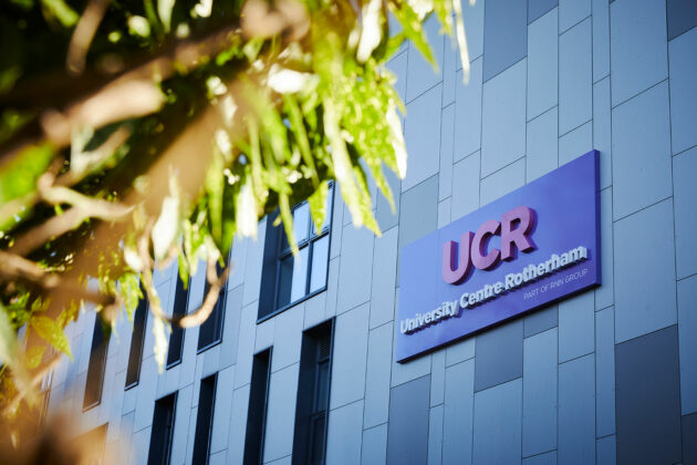 The outside of the UCR building