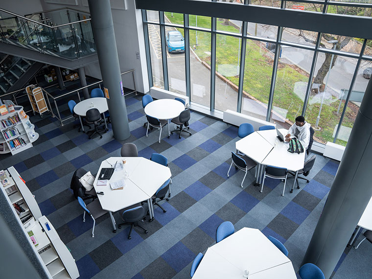 The Learning Hub at University Centre Rotherham