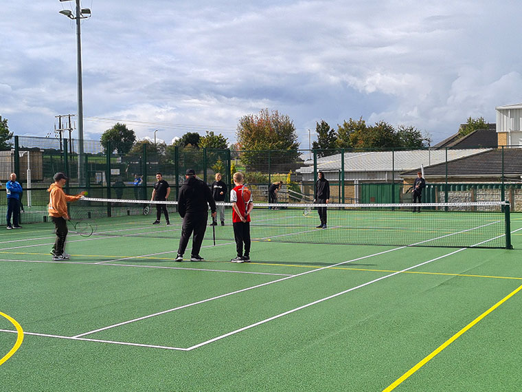 The MUGA at Dearne Valley College