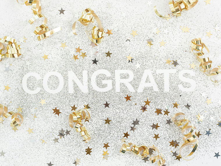 Congrats text