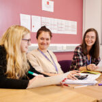 Accounting students in a classroom at the UCR