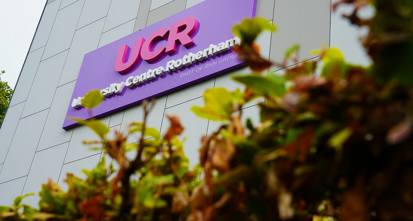 The UCR building signage