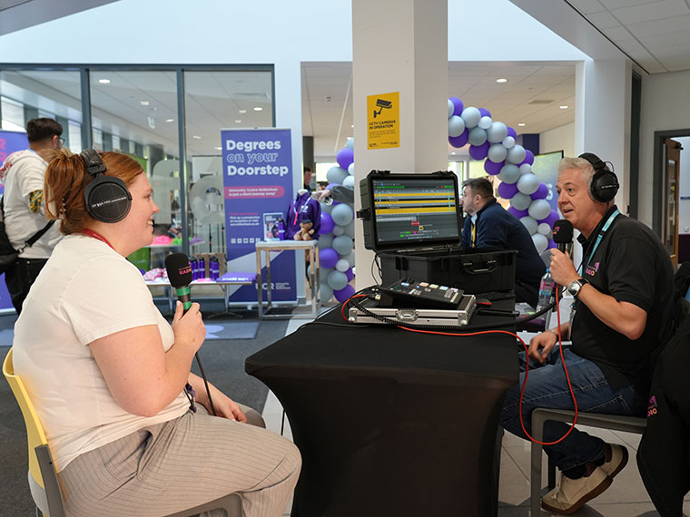 Rotherham Radio at the Freshers Fair