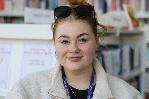 Headshot of Foundation Degree in Graphic Design student Rebecca