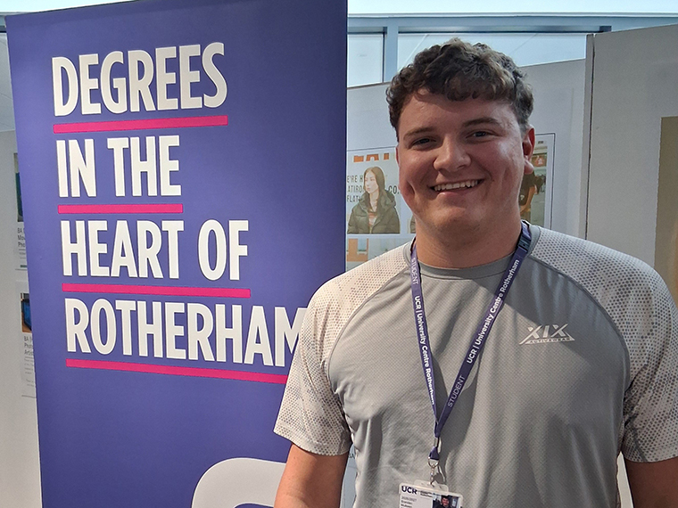 Accounting student Brandan Mulkeen